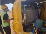 Inspeksi sistem pendingin alat berat